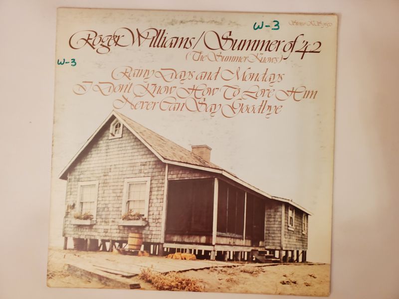 Roger Williams Summer of '42 (The Summer Knows) vinyl record
